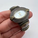 Chico's Chico’s‎ Mother of Pearl Two Tone Watch Cuff Photo 1