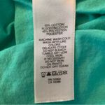 DKNY Jeans petites green burnout short sleeve hi low top hook and eye closure Photo 11