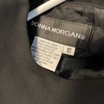 Donna Morgan  Black Beaded & Sequins Formal Dress Covered Buttoned Zipper.  10 Photo 7