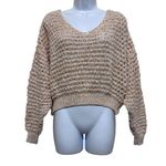 Free People  Coconut V-neck Sweater‎ In Sandy Combo Size XSmall Photo 1