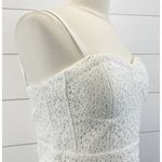 American Eagle  Womens Dress Sz 12 Corset‎ Eyelet Lace Coquette Cottagecore Party Photo 3