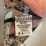 Haute Monde Haute‎ Monde Monochrome Snakeskin Sheer Bodysuit Size S Photo 12