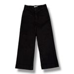 DU/ER DUER Pants Womens 25X26 Black LuxTwill High Rise Trouser Wide Leg Crop Size 25 Photo 1