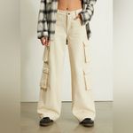 PacSun 90s Baggy Cargo Jeans in Vanilla 26 Photo 1