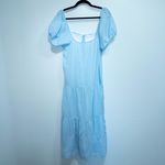 Honorine Spa Blue Elodie Long Dress Size Small Photo 1