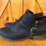 Fergalicious  Fergie NADIRA FAUX LEATHER Side-Zip HARNESS STRAP Bootie 8.5M Photo 0