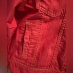 High Sierra Collarless Denim jacket in faded red size M Photo 4