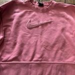 Nike Pink Crop Sweater Photo 1