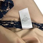 Adrianna Papell Dress Womens 4 Chiffon Drape Lace Overlay Evening Cocktail Blue Photo 13