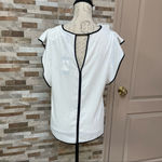 Tommy Hilfiger NWT Newport white blouse Sz M Photo 8