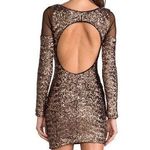 Dress the Population new ᪥ Sequin Body Con Cocktail Mini Dress ᪥ Mesh Panels XS Photo 1