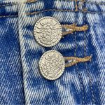 Vintage Denim Shorts High Waisted Juniors Embellished Waistband Cuffs Acid Wash Blue Size undefined Photo 4