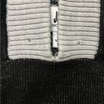 Juicy Couture  Womens Pullover Knit Hoodie Sweater Size Medium Black Sparkle Photo 8