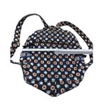 Vera Bradley  blue Owl & Floral Print Quilted Backpack 16" x 14" SKU 7335 Photo 7