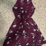 Miami Floral burgundy dress Photo 0