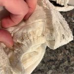 Jen's Pirate Booty Jen’s Pirate Booty Free People Crochet Knit Cream Gauzy Top Size Small Photo 4