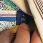 Robert Graham  Shirt Blouse Women's Size 6 Embroidered‎ Stripes Photo 3