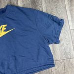 Nike Blue Cropped Sweater Photo 1