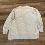 Aerie  Babe Crew Neck Heathered Grey Sweatshirt Photo 4
