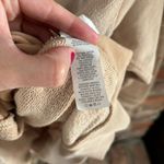 Aerie Tan Cotton Puff Sleeve Tunic Sweatshirt, M Photo 5