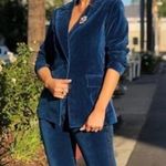 Parker Smith  Velvet Blazer Midnight Blue Size Medium Photo 1