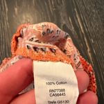 Madewell Kingston Smocked Shorts Small Coral Floral Cotton Women's Cover-Up Photo 7