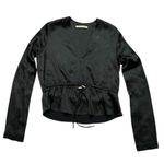 Acne Studios Black Cannes Cinch Waist Blouse Photo 7