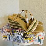 Jeffrey Campbell Jeffery Campbell Women's Sailboat Wedge Jute Sandals, Tan/Green, Size 9, NWT Photo 8