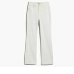 Madewell NEW  Curvy Kick Out Crop Jeans (Pure White) (Plus) 20W, PURE WHITE Photo 4