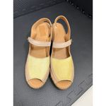 NEW Naguisa Ruca Wedge Espadrilles MSRP $228 Anthropologie Womens Size‎ 41 US 11 Yellow Photo 1