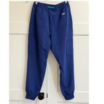 FIGS High Waisted Uman Relaxed Jogger Scrub Pants in Sapphire, Size Large Photo 10