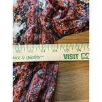 American Eagle Women XXS Paisley Boho Romper Long Bell Sleeve Colorful Beach Photo 3