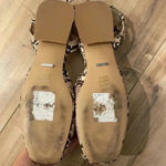 Topshop  ALASKA Snake Square Toe Shoes Sz 40 Photo 7