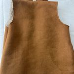 Forever 21  Brown Faux Shearling Vest Photo 2