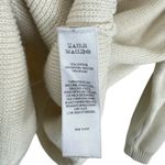 Cambridge Dry Goods Cream Half Zip Cotton Blend Mock Neck Cozy Preppy Sweater S Size M Photo 6