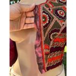 Women’s Colorful Ethnic Indian Embroidered Corset Crop Top Small Photo 5