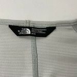 The North Face The Womens Ruched Shoulder Two Tone Gray Work Out Top Medium Photo 3