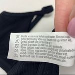 Seafolly Inka Ribbed Bralette Bikini Top Women’s 4 D-Cup Black Swimwear NWT Photo 6