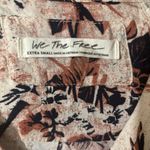 We The Free People Its A Vibe Top Womens XS Multicolor Floral Button Blouse Photo 6