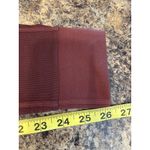 Savvi NEW Size Small Mila Burgundy Leggings with Mesh Red Photo 6