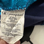 Champion  Tie Dye Crop Campus Sweatshirt Blue Long Sleeve Women's Size S Photo 3