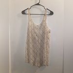 Free People  Sequin Boho New Years Sexy Romper Size XS/S Ivory Photo 3