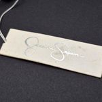 Jessica Simpson NWT Bronze Gold Pendant Necklace Orange Arrow Design Crystal 28" Photo 7