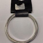 Fine Silver Plate Silver Tone Costume Bangle Bracelet NWT $30 Photo 0