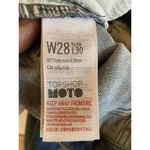 Topshop Moto Jamie High Waist Ankle Grazer Jewel Side Striped Jean Size 28 Photo 3