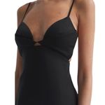 Reiss NWT Rochelle Strappy Midi Dress in Black Sz 2 $385 Photo 2