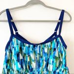 Maxine of Hollywood Tiered Swim Tank Tankini Top 16W Bathing Suit Pool Beach Photo 5