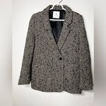 ANINE BING NWOT  double breasted fishbone blazer size small Photo 3