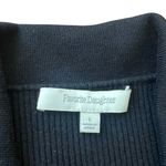 Favorite Daughter Women’s Lena Black Ribbed Knit Collar Sleeveless Midi Dress L Size L Photo 6