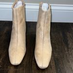 Lulus  Oceane Mushroom Beige Suede Heeled Ankle Booties Photo 1